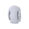 Nike NBA Brooklyn Nets City Edition L/S T-shirt White Men Streetwear DV6022-100