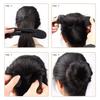 2 PCS Multifunctional Hair Bun Maker Twist Sponge Plastic Loop Hairpin Donut Bun Curler  Women Girl