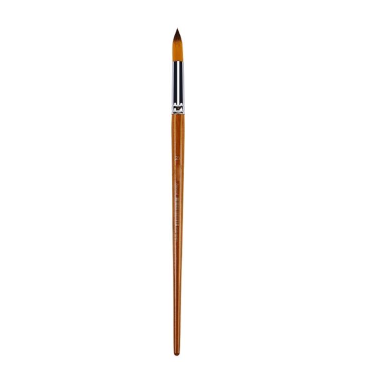Long Handle Artist Paintbrush for Large Canvas Painting Wooden Grip Professional Nylon Bristles Multi Head Avaliable