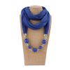 1Pcs Women New Fashion Scarves Collar Pendant Scarf Necklace Necklace For Women Jewelry Boho Jewelry For Women