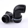 2~10 PCS 20~50mm Black PVC 90° Equal Elbow Connectors Aquarium Fish Tank Drain Inlet Outlet Joints Garden Irrigation Accessories