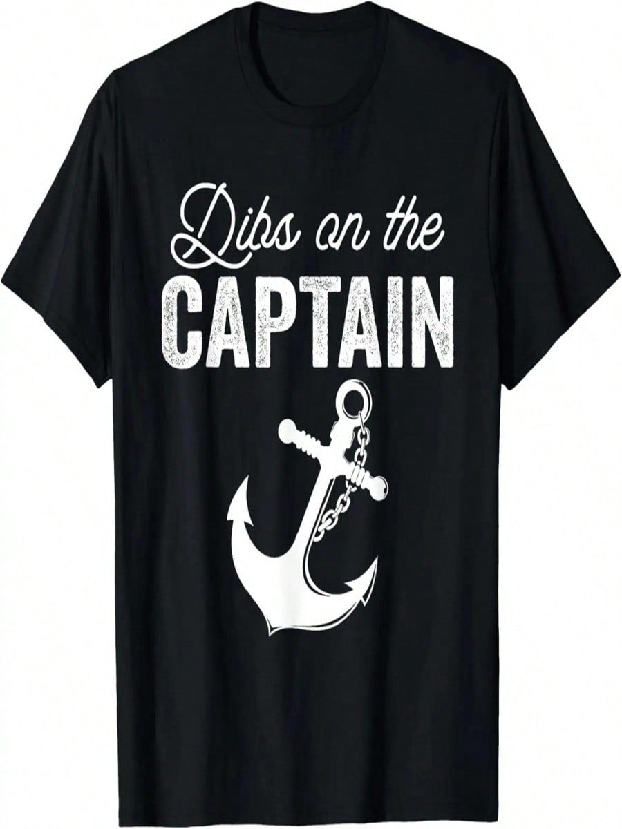 Dibs On The Captain T-Shirt S разноцветный