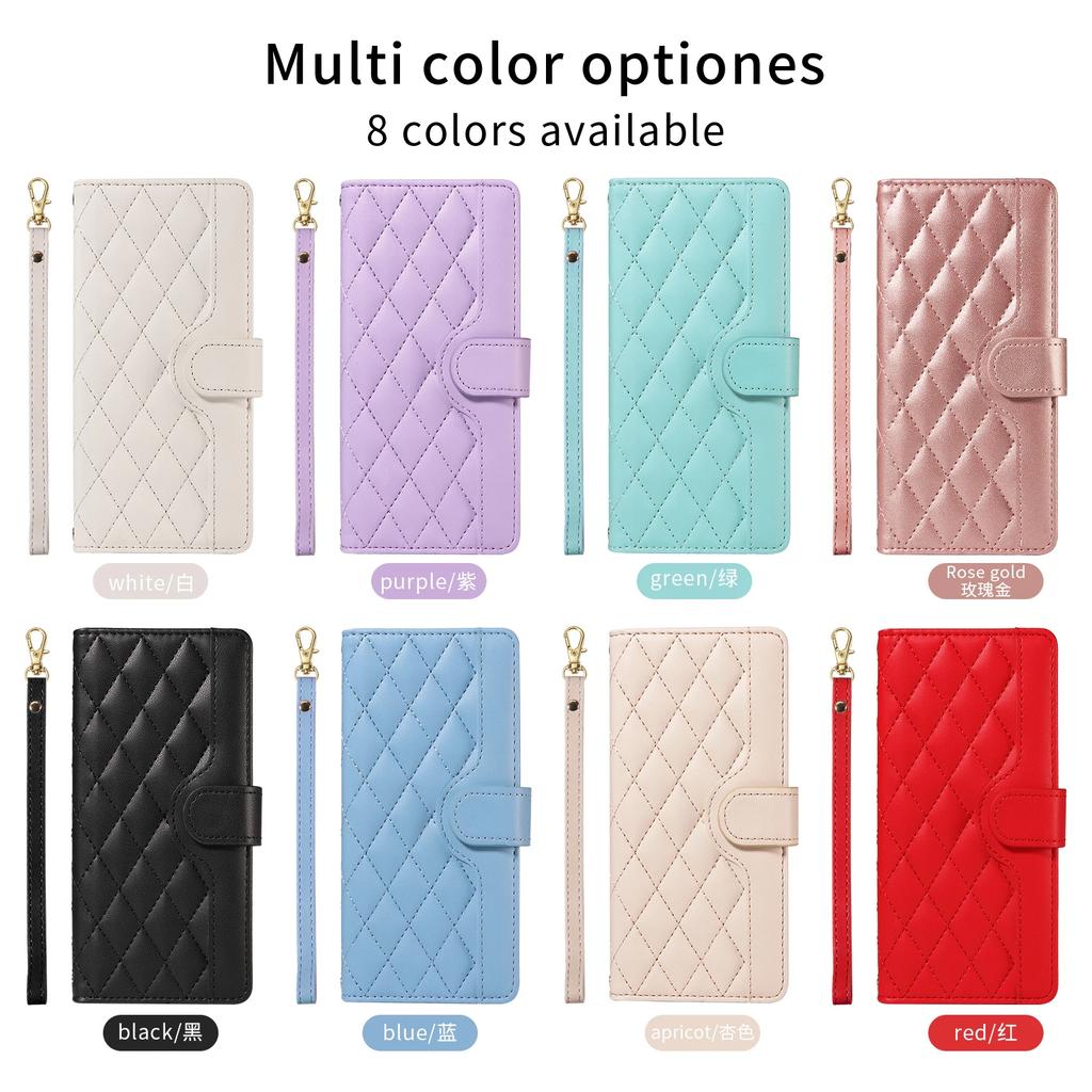 Crossbody Cards Solt Wallet Leather Case For Xiaomi Redmi Note 13 Pro Plus 13C 12 11 12T 11 POCO X6 5G 13T Lanyard Book Cover