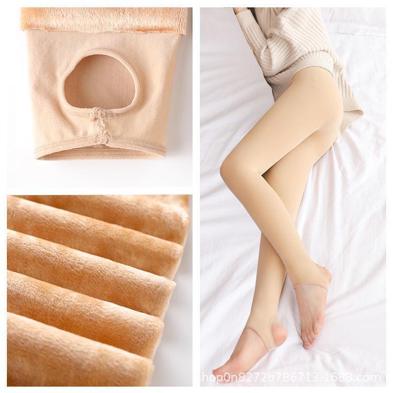 Thickened Plush Leggings for Women, Perfect for Autumn and Winter, Keeping Your Legs Warm and Stylish.