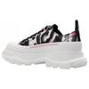 (WMNS) Alexander McQueen Tread Slick Sneakers 'White Black Pink' Women's 733065W4PM18893