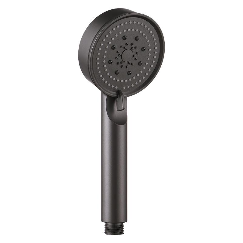 Black Warrior 5-Speed Lotus Handheld Shower Head Set for Bathrooms