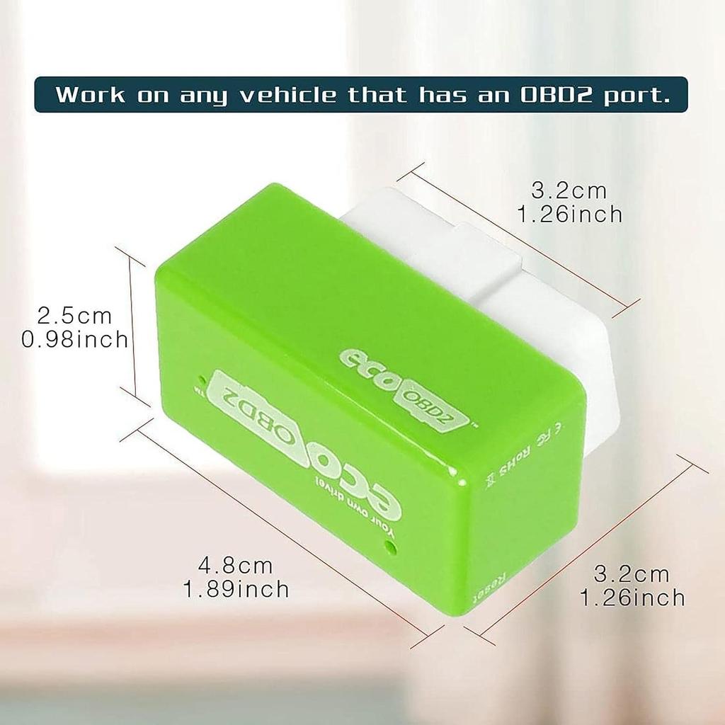 Car Fuel Saver, Professional Fuel Saving Device with OBD2 Protocol, Plug and Drive 15 Car Eco Pro Saver for Self-Propelled Drives, Long Travel