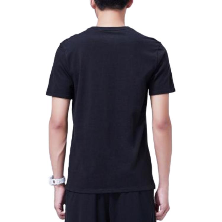 Nike American Vintage Crew Neck Logo Print Short Sleeve T-Shirt Men T-Shirts Black 696708-013