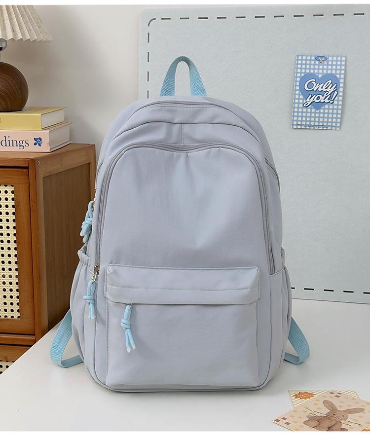 

Рюкзак Новый Большой Вместимости Сумка для Компьютера Студент Колледжа Универсальный Модный Школьный Рюкзак для Учеников Средней Школы Мода синий