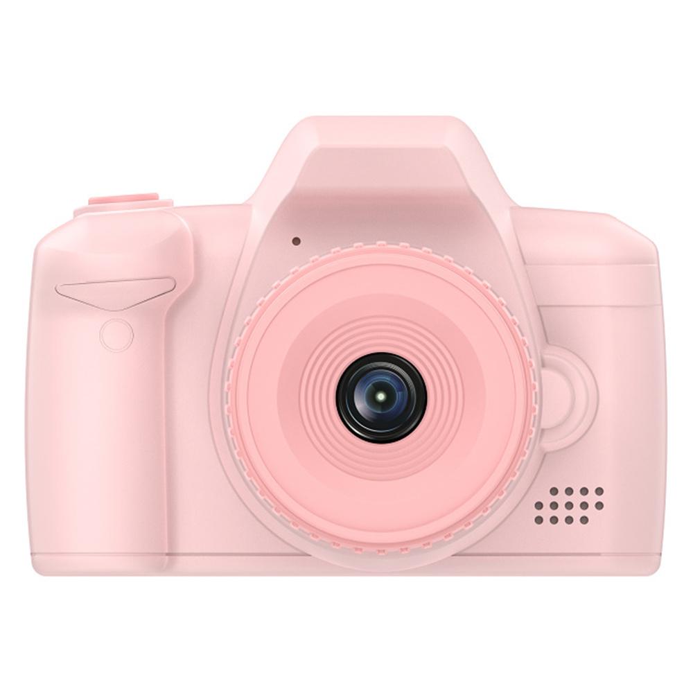 

H10 2.4-inch IPS Screen Video Recorder Dual Lens Kids Camera, 32G Memory Card + Card Reader Pink