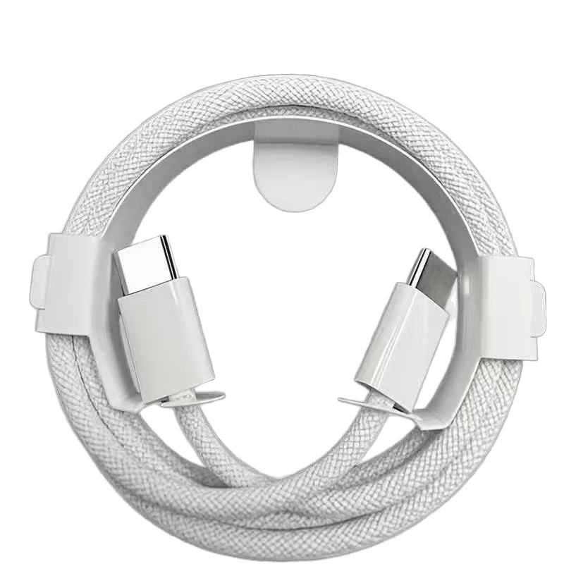 Geflochtenes USB-C auf USB-C Ladekabel für iPhone 15, 60W PD, Echtes Originalprodukt.