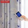 1PC Seria Nuan 70-80% Blackout Night Sky Wzór Drukowane Zasłony do Sypialni Salon Home Decor