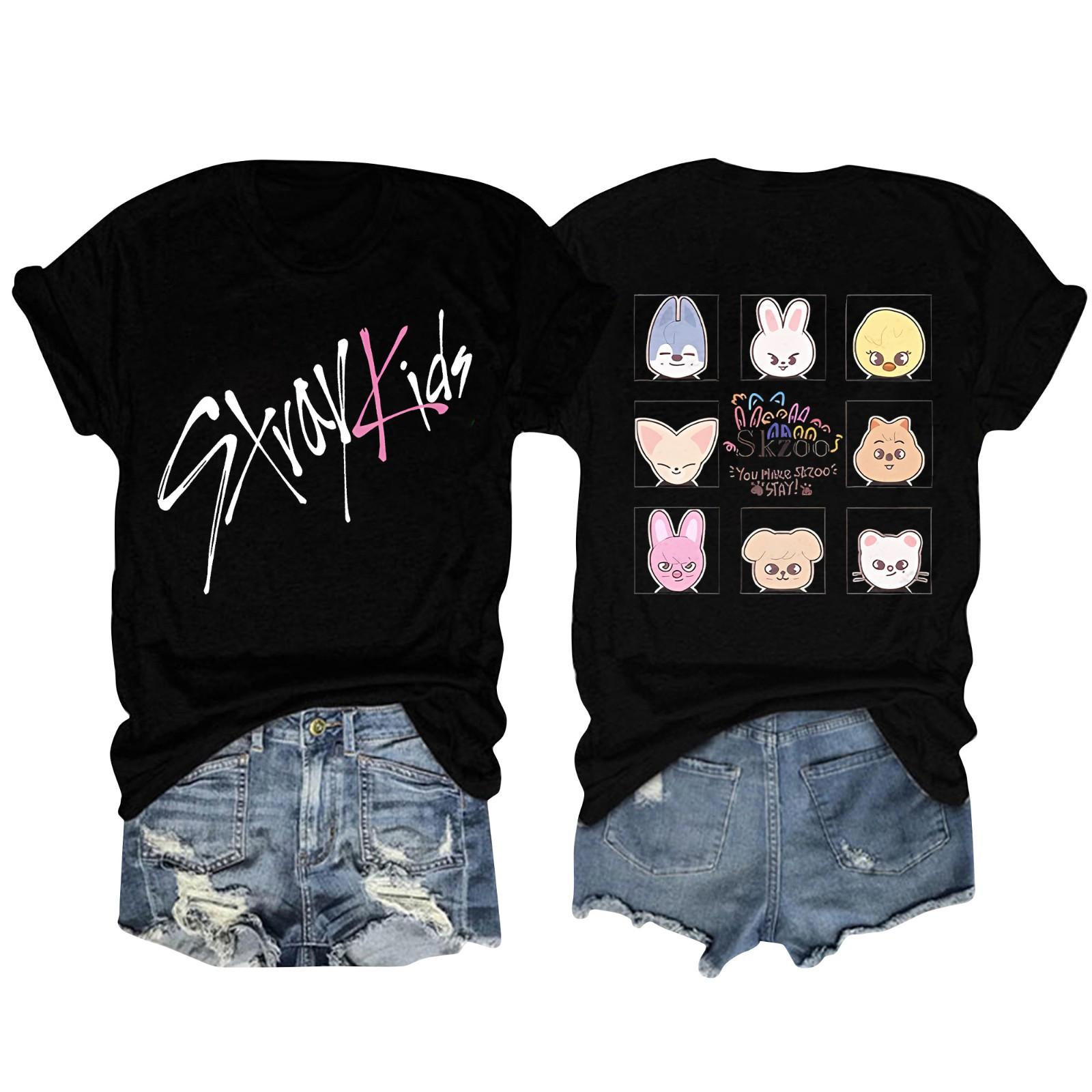 

Мужская и женская модная повседневная футболка с принтом, пуловер с круглым вырезом, топы с коротким рукавом XL чёрный