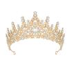 Hair Jewelry Baroque Crystal Crowns Shiny Ornament Princess Crown Rhinestone Diadem  Wedding