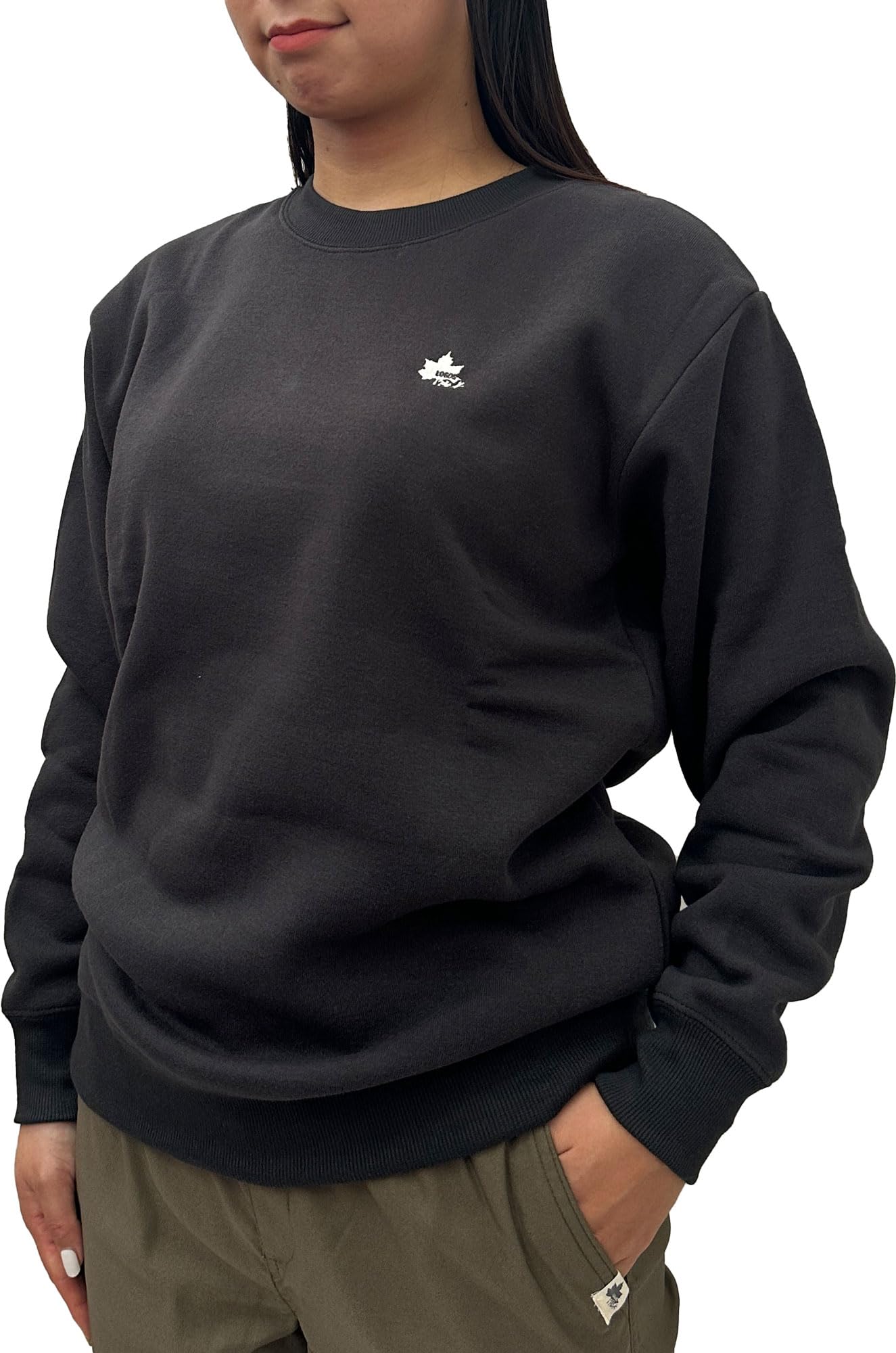 

Logo Spark Women s Fleece-Lined Crew Sweatshirt, Sizes M and L (M, 48 Sumikuro)