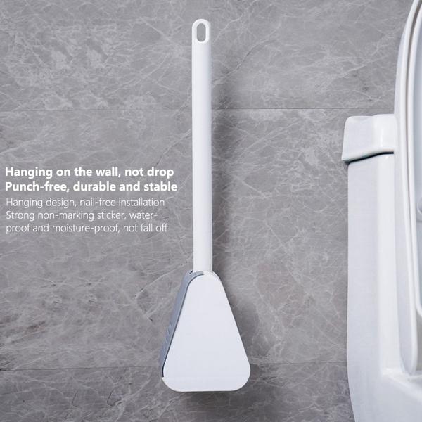 Creative Golf Brush Head Toilet Brush Wall-mounted Toilet Brush Without Dead Corners Bendable Household Toilet Cleaning Tool