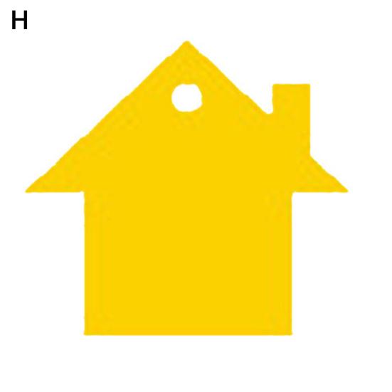 5Pcs Nützliche selbstklebende Sun-proof Fly Klebrige Haus Form Blattläuse Falle Haushaltswaren