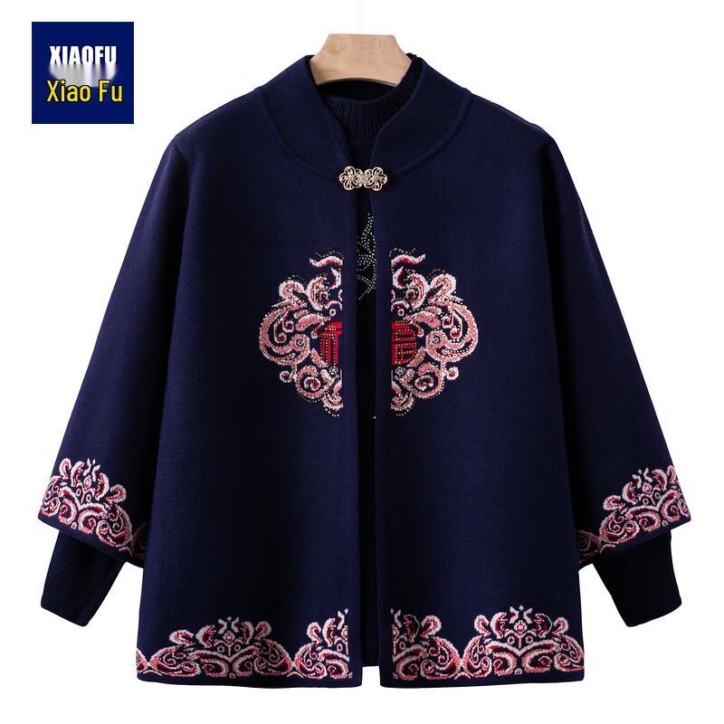 Elderly Women's Winter Tang Suit Jacket