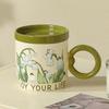 OLOEY Lily of the Valley Ceramic Travel Mug Set