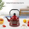 Shuangqi Enamel Bell Kettle with Floral Design