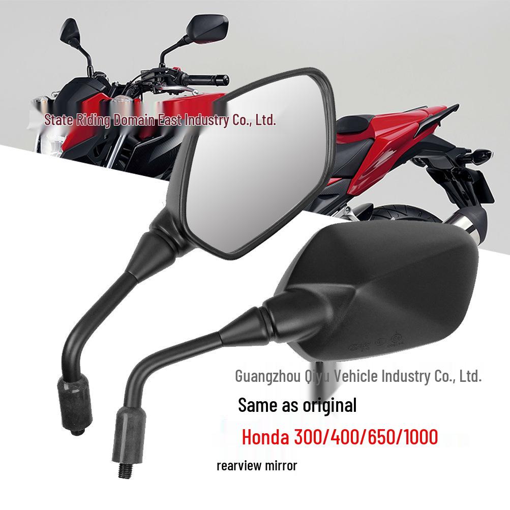 

Совместимые зеркала заднего вида и отражатели для серии Honda CB200/300/400/500X Black (Pair) чёрный