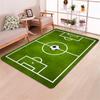 3D Football Field Carpet Living Room Carpet Kids Play Area Rug Kitchen Bedroom Boys Room Floor Mat Corridor Door Mat Decoration