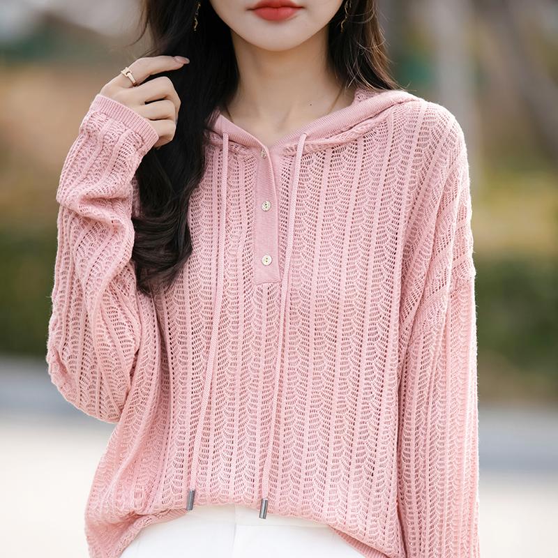 

Всесезонный женский свитер из 50% шерсти и 50% шелка | Легкий теплый свитер из смеси | Роскошный трикотаж из кашемира и шелка XXL розовый