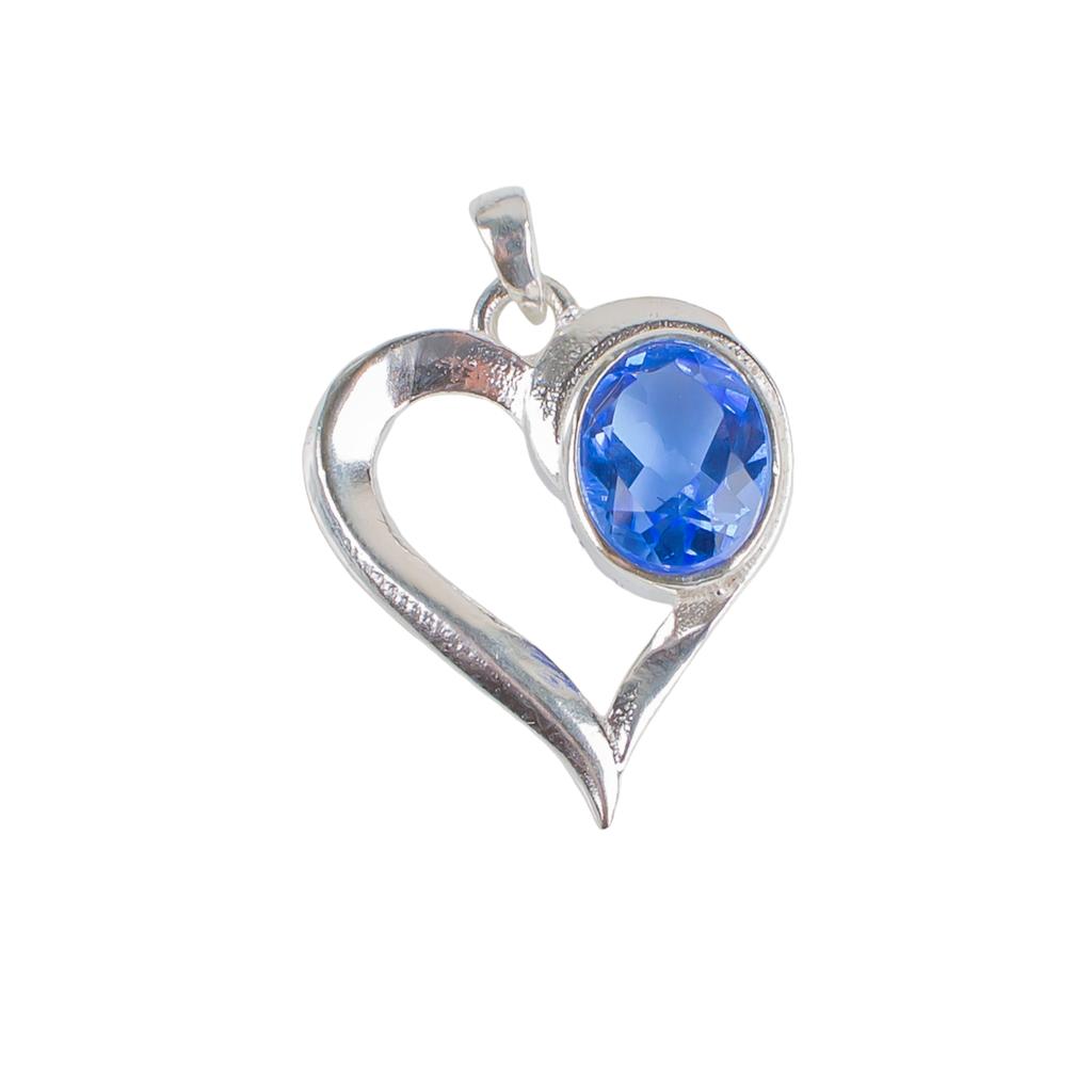 Natural Tanzanite Gemstone 925 Sterling Silver Jewelry Pendant Christmas Gift CP-5-9
