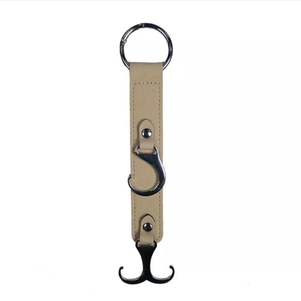 New Microfiber Leather Car Seat Headrest Hook Zinc Alloy Multifunctional Hanging Hooks Suede Car Interior Accessories Car Auto