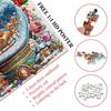 Christmas Snow Globe Puzzle Winter Scene Crystal Ball Decor Colorful Festive Activities Bedroom Fireplace Family Home Decor