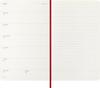 Moleskine 2026 January Weekly Large Size W x 21cm Soft Scarlet DSF212WN3Y26 Planner, Start, 12-Month Diary, (13cm H), Cover, Red,