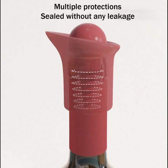 Siliconen Wijnstop Herbruikbare Wijnflesstopser Afsluiting Fleshoes voor Bier Champagne Huis Keuken Bar Gebruik
