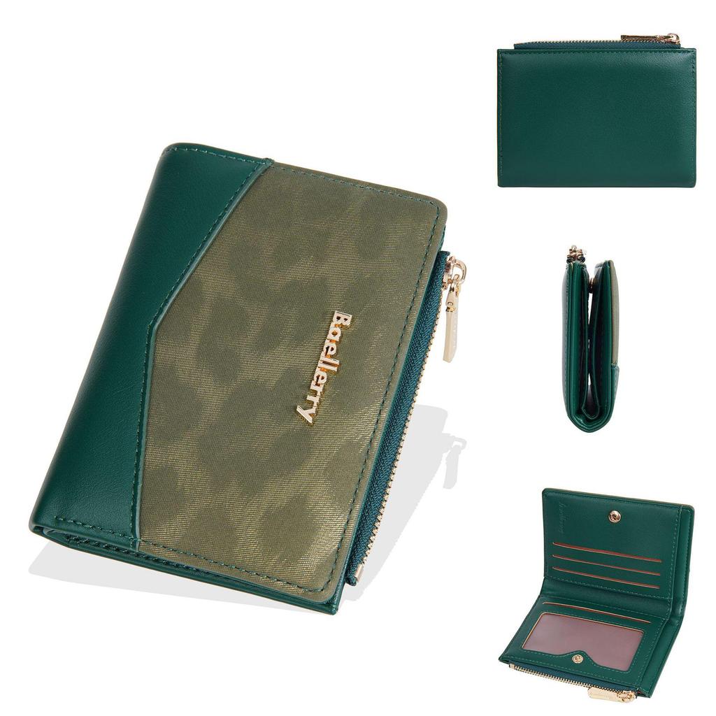 Women's Short Style Wallet: Multi-Card Slot, Large Capacity, Luxury Coin Purse for Students