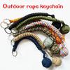 Outdoor Security Protection Black Monkey Fist Steel Ball for Girl Bearing Self Defense Lanyard Survi