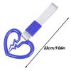 Broken Heart Shape Decorative Car Anti-static Tape Drift Warning Ring Handle Car Front and Rear Bumper Supplies Auto Accessories