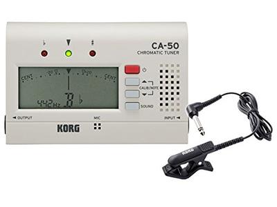 KORG Chromatisches Stimmgerät Kontaktmikrofon-Set CA-50 + CM-300-BK