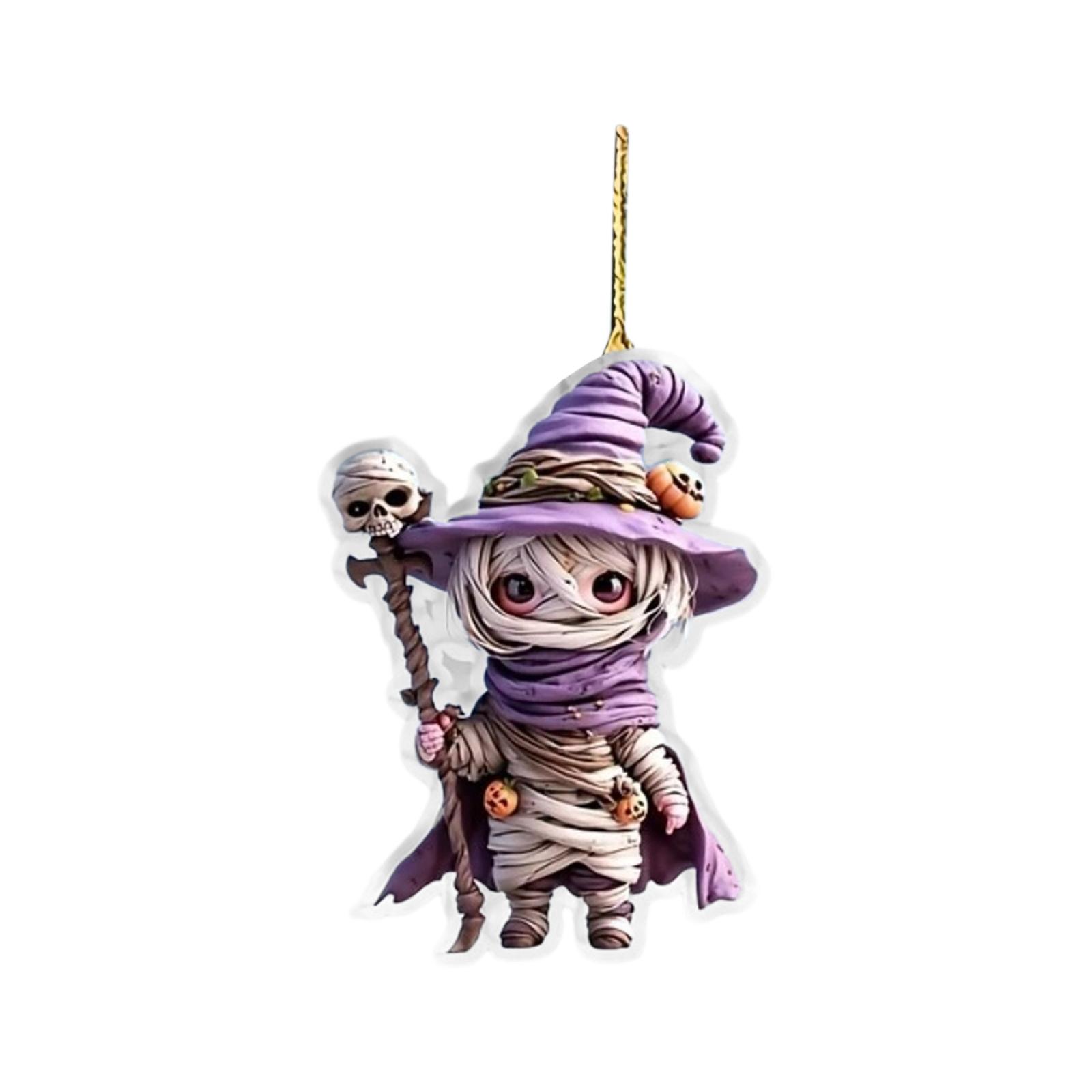 

Halloween Themed 2D Acrylic Festive Atmosphere Car Decoration Flat Car Decoration One Size