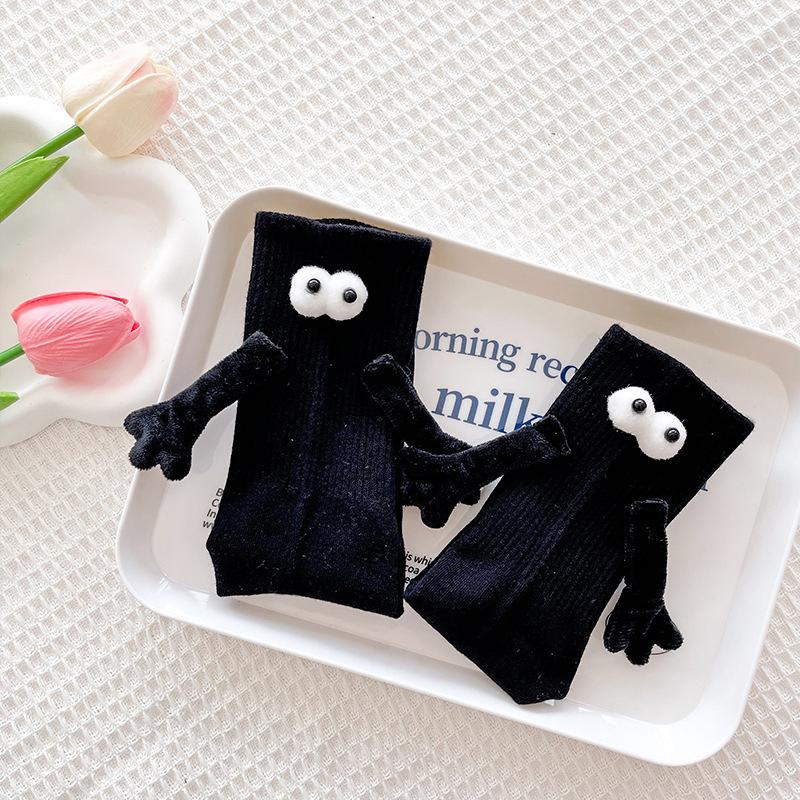 Funny Magnetic Holding Hands Socks, Novelty Socks, Couple Socks, Halloween and Christmas Gifts