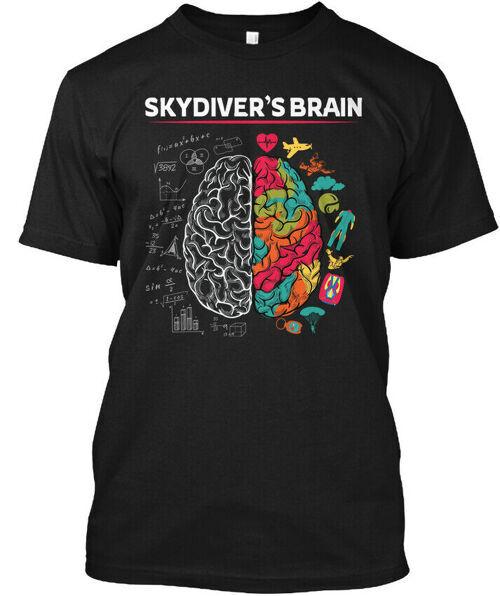 Skydiver - Skydivers Brain  Made in the USA Size S to 5XL Unisex T-Shirt XL