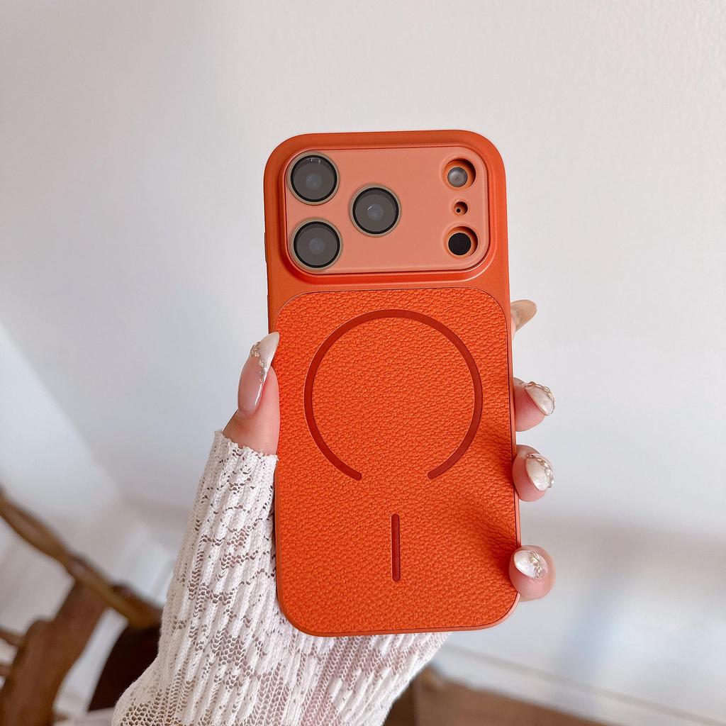 Magnetic Apple 17 Pro Max iPhone Case: Instantly Enhance Skin Texture, Drop-Proof, Protective for iPhone 15 & 16