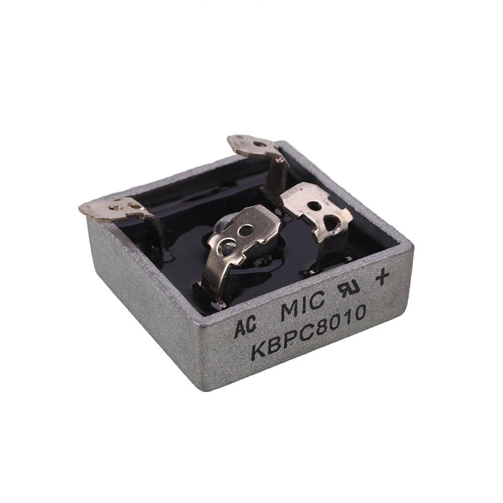 E0ED Full Bridge Rectifier KBPC8010 Chip Converting AC To DC Module Board Alloy