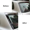 1 Pair ABS Plastic Glossy Black Car Rear Window Side Spoiler for Volkswagen VW Touareg 2011-2017