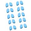 Black Thick Silicone Nose Pad for Glasses and Sunglasses 10 Pairs Anti Slip Cushions