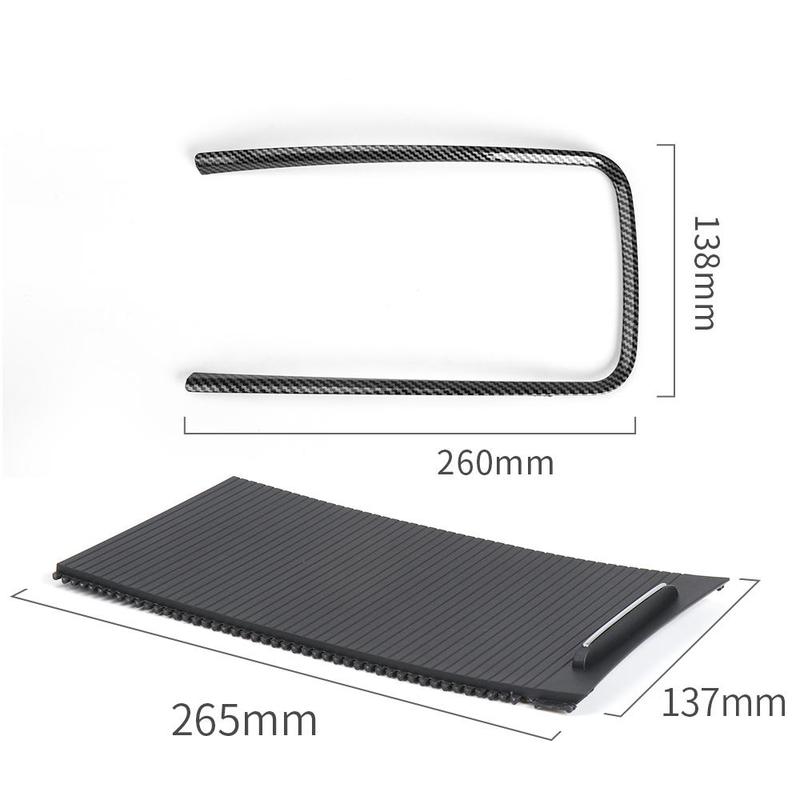 For Buick Lacrosse Car Center Console Cup Holder Roller Blind Cover Armrest Box Storage Box Strip Plating Trim Ring 2009-2013