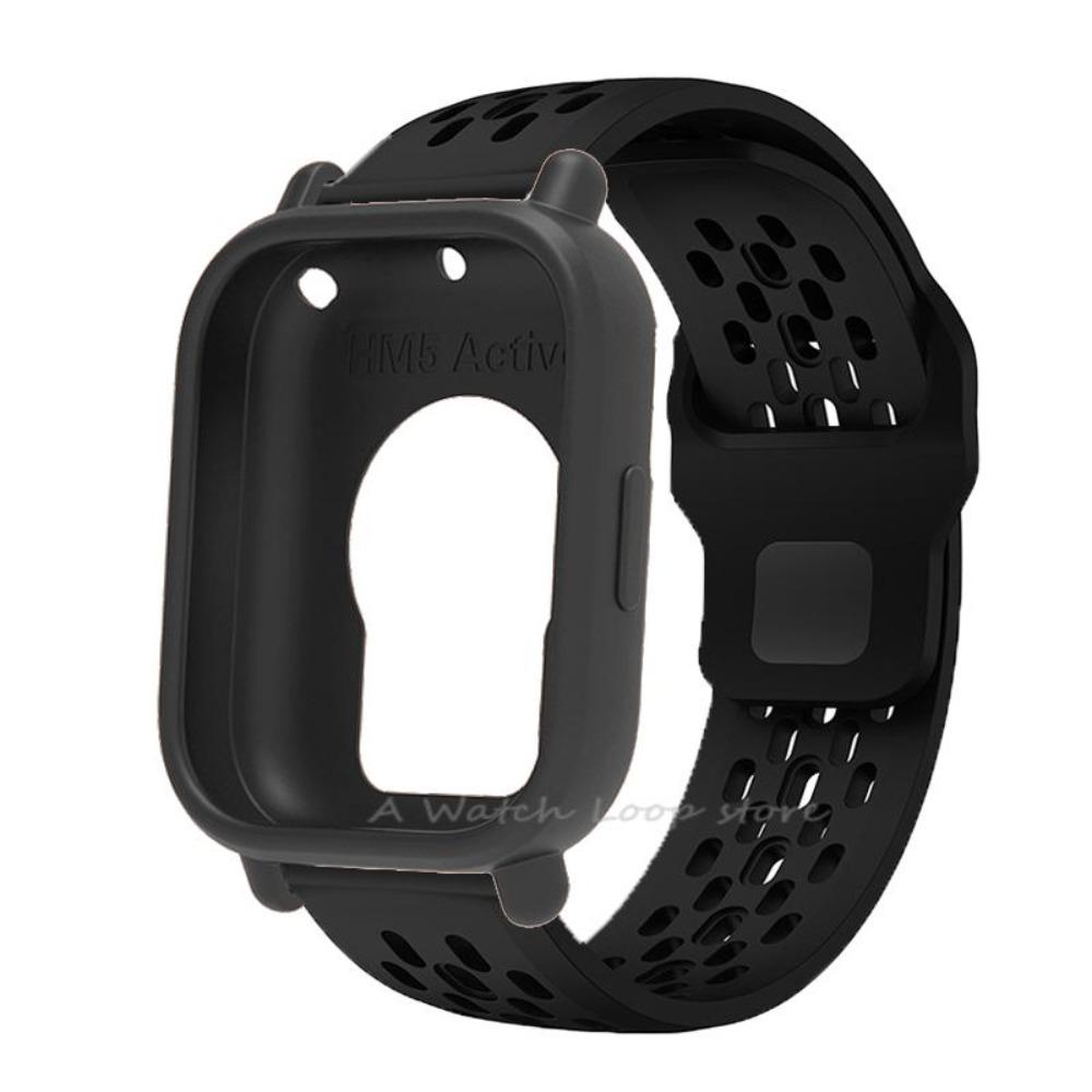 Band+Case For Redmi Watch 5 Active Silicone Strap Cover Sport Wristband Correa For Redmi Watch 5Lite Band Shell Suit Accessories