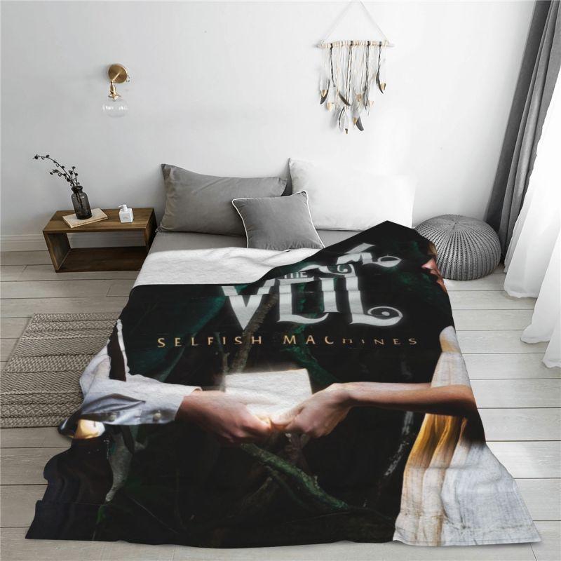 Custom Pierce Veil Romantic Memories Blankets Warm Flannel Throw Blanket for Home Sofa Office Travel