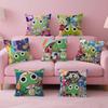 Lustiger Cartoon KKeroro Gunsou Frosch Kissenbezug Dekokissenbezug Bedruckter Kissenbezug für Sofa