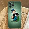 Trend Cartoon Dollar Alec Monopoly Transparent TPU Phone Case for iPhone 17 11 12 13 14 15 16 Pro Max 16 Plus Cover
