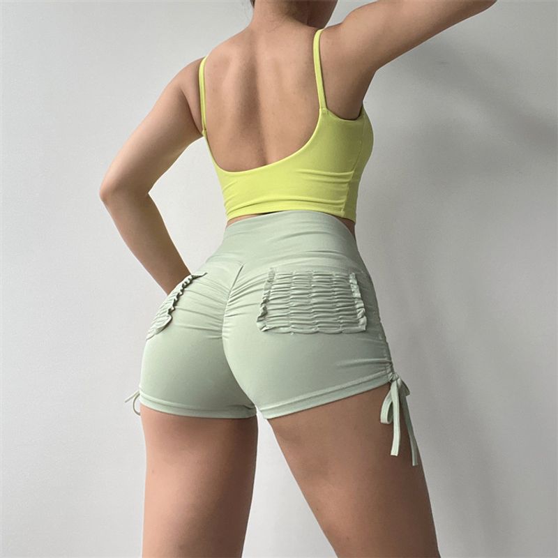 

Spaghetti Strap Bra Fitness Bar Quick-Dry Yoga Vest Lemon yellow S