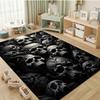 1pc PC Scary Skull Pattern Mat, Suitable for Kitchens, Bathrooms & Nurseries – Perfect Halloween and Christmas Decoration